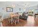 Bright living room area with dining space at 4518 N Plantation Dr. # G-5, Little River, SC 29566