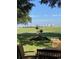 Charming view of golf course from the outdoor seating area at 4744 Bucks Bluff Dr., North Myrtle Beach, SC 29582