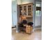 Charming office nook features wooden cabinets, desk, and a large window providing natural light at 4744 Bucks Bluff Dr., North Myrtle Beach, SC 29582