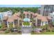 Aerial shot of the complex showcasing the pool, well-manicured grounds, and convenient parking at 5515 North Ocean Blvd. # 308, Myrtle Beach, SC 29577