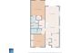 Detailed floor plan showcasing the layout of the main floor, including the kitchen and living spaces at 5515 North Ocean Blvd. # 308, Myrtle Beach, SC 29577