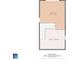 Second floor floor plan showcasing the layout of the additional bedroom space on the upper level at 5515 North Ocean Blvd. # 308, Myrtle Beach, SC 29577