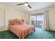 Cozy bedroom with access to a private balcony, offering serene views and a relaxing retreat at 5515 North Ocean Blvd. # 308, Myrtle Beach, SC 29577