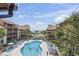 Complex pool offering a refreshing escape with plenty of lounge chairs for relaxation and sunbathing at 5515 North Ocean Blvd. # 308, Myrtle Beach, SC 29577