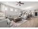 Living room with open floor plan to kitchen and dining area at 5826 Cremona Dr., Myrtle Beach, SC 29577