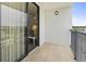Relaxing balcony featuring views of interior and exterior elements at 601 Mitchell Dr. # 607, Myrtle Beach, SC 29577