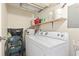 Functional laundry room featuring modern washer and dryer, offering convenience and efficiency at 601 Mitchell Dr. # 607, Myrtle Beach, SC 29577