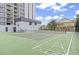 Well-maintained tennis and shuffleboard court, offers recreational options for residents and guests at 601 Mitchell Dr. # 607, Myrtle Beach, SC 29577