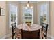 Bright breakfast nook featuring a table set by a bay window at 668 Barona Dr., Myrtle Beach, SC 29579