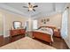 Spacious main bedroom with a walk-in closet and ensuite bathroom at 668 Barona Dr., Myrtle Beach, SC 29579