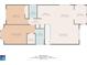 First floor of this home layout, with primary bedroom, kitchen, living room, and sunroom at 670 2Nd Ave. N, North Myrtle Beach, SC 29582