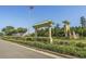 Entrance sign for Bella Vita community with manicured landscaping, and architectural details at 754 Salerno Circle # F, Myrtle Beach, SC 29579