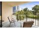 Relaxing balcony with seating, offering an inviting outdoor space and neighborhood views at 7601 N Ocean Blvd. # 3-B, Myrtle Beach, SC 29572