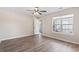 Spacious bedroom featuring a ceiling fan and ample natural light at 1007 Autumn Dr., Murrells Inlet, SC 29576