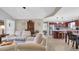 View from living area to the kitchen offering a view of the stainless steel appliances at 1036 Macala Dr., Conway, SC 29526
