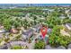 A view of a condo complex showing parking, trees, nearby neighborhood and location at 1058 Sea Mountain Hwy. # 102, North Myrtle Beach, SC 29582