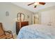 Relaxing bedroom with a ceiling fan and neutral walls at 112 Birchwood Ln., Conway, SC 29526