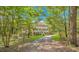 Stunning two-story home with dual porches, framed by lush trees along a private drive at 1176 Old Plantation Dr., Pawleys Island, SC 29585