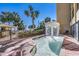 Fun splash pad with playful water features and lounge chairs, great for Gathering fun and relaxation at 1200 N Ocean Blvd. # 211, Myrtle Beach, SC 29577