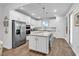 Modern kitchen with a large island, stainless steel appliances, and lots of cabinet space at 1360 Littleleaf Loop, North Myrtle Beach, SC 29582