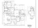 Detailed floor plan showing layout of rooms, including kitchen, bedrooms, bathrooms and garage at 140 Pottery Landing Dr., Conway, SC 29527