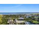 An aerial view of Summerhouse condos with views of the ocean, landscape, and neighborhood at 14290 Ocean Hwy. # 407, Pawleys Island, SC 29585