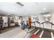 Community gym with treadmills, exercise bikes, weights, and mirrored walls at 14290 Ocean Hwy. # 407, Pawleys Island, SC 29585