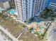 Resort features multiple pools and a beach boardwalk at 1605 S Ocean Blvd. # 208, Myrtle Beach, SC 29577