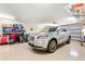 Spacious garage featuring a modern car and storage solutions at 1907 Enclave Ln. # 1907, North Myrtle Beach, SC 29582