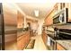 Spacious kitchen with granite countertops, stainless steel appliances, and ample cabinet space at 2180 Waterview Dr. # 1013, North Myrtle Beach, SC 29582