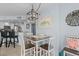 Cozy dining area featuring a table with seating for four, complemented by coastal-themed decor at 2504 N Ocean Blvd. # 1936, Myrtle Beach, SC 29577