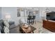 Relaxing living space open to kitchen, featuring a bar and comfortable seating at 2504 N Ocean Blvd. # 1936, Myrtle Beach, SC 29577