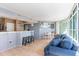 Living room showcasing open layout with kitchen, dining area, and comfortable seating at 2504 N Ocean Blvd. # 936, Myrtle Beach, SC 29577