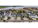 Aerial view showcases beachfront homes with manicured lawns, convenient parking, and community charm at 304 62Nd Ave N 62Nd Ave. N, North Myrtle Beach, SC 29582
