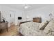Bright bedroom with hardwood floors, neutral walls, and charming nautical decor at 304 62Nd Ave N 62Nd Ave. N, North Myrtle Beach, SC 29582
