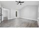 Bedroom featuring a vaulted ceiling, ceiling fan, and access to the backyard at 3537 Lighthouse Way, Myrtle Beach, SC 29577