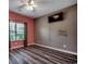 This bedroom features hardwood floors and a ceiling fan at 365 Lenox Dr., Conway, SC 29526