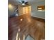 Spacious living room with hardwood floors and a staircase at 403 71St Ave. N # 14, Myrtle Beach, SC 29575