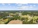 Expansive aerial view showcasing the community surrounded by lush greenery and blue skies at 4446 Boggy Rd., Conway, SC 29526