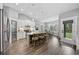 Bright and airy kitchen featuring a large island, stainless steel appliances, and a breakfast nook at 4446 Boggy Rd., Conway, SC 29526