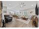Cozy living room area offering plenty of natural light and modern furnishings at 4446 Boggy Rd., Conway, SC 29526