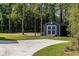 Storage shed in the backyard at 4446 Boggy Rd., Conway, SC 29526
