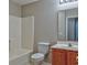 Standard bathroom featuring a tub and shower combination, toilet, and vanity at 4524 E Walkerton Rd., Myrtle Beach, SC 29579