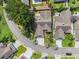 Aerial view of the property showcasing its location and surrounding neighborhood at 4703 Bermuda Way, Myrtle Beach, SC 29577