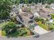 Aerial view of the home showcasing its beautiful landscaping and the neighborhood at 4703 Bermuda Way, Myrtle Beach, SC 29577