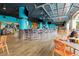 Fun bar area with bar seating, gift shop, and glass ceiling at 4800 S Ocean Blvd. # 1008, North Myrtle Beach, SC 29582