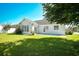Back of home featuring sliding glass doors and manicured lawn, offering serene outdoor space at 501 Painted Duck Ct., Myrtle Beach, SC 29588
