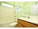 This bathroom contains a shower and vanity with storage at 501 Painted Duck Ct., Myrtle Beach, SC 29588