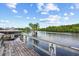 Dock on a waterway with a view of the trees in the distance at 509 June Bug Ct., Myrtle Beach, SC 29588