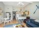 Cozy living area with vaulted ceilings seamlessly connecting to the kitchen, complete with a laundry closet at 510 Fairwood Lakes Dr. # R-17, Myrtle Beach, SC 29588
